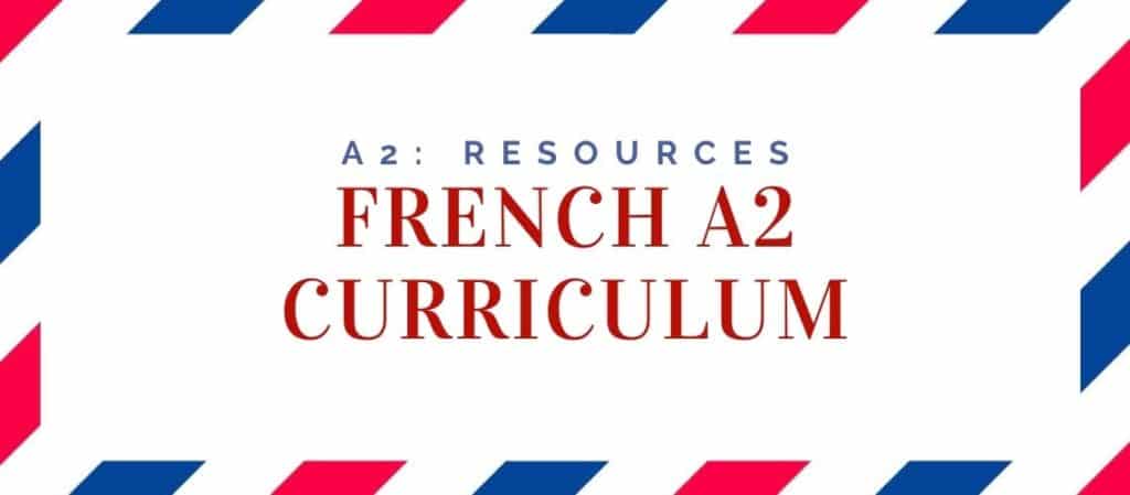French A2 Curriculum