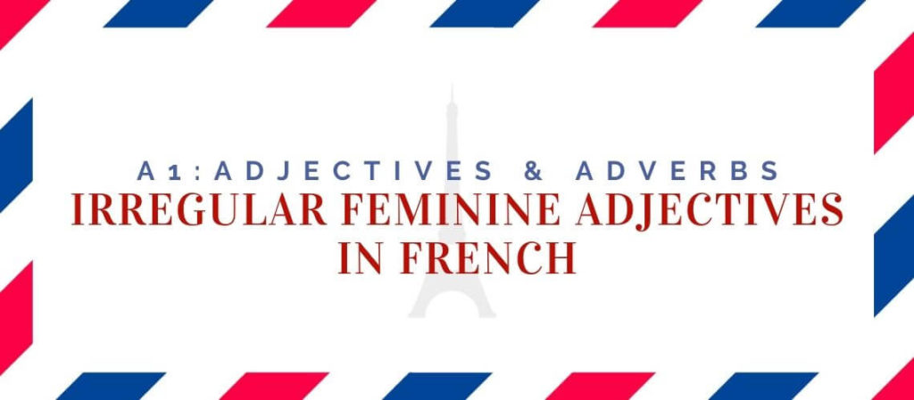 Irregular Feminine Adjectives in French