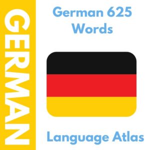 German 625 Most Common Words Anki Deck
