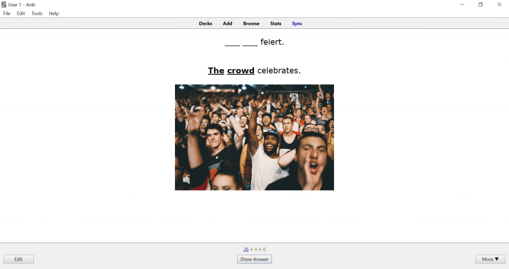 German Anki Type 1 Front