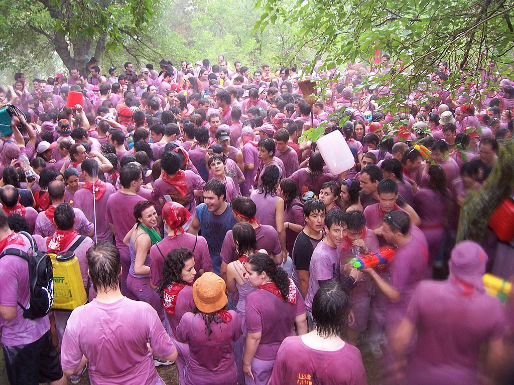 La Batalla del Vino - the Battle of the Wine - is one of the wettest and wildest festivals in Spain.