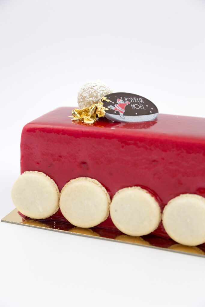 Bûche de Noël is one of the most elegant French foods