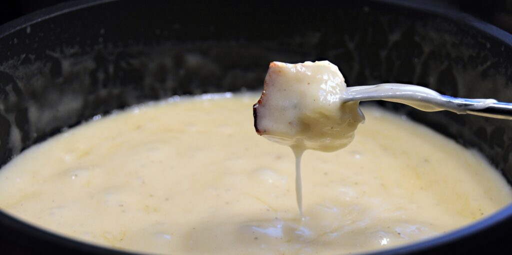 Fondue Savoyarde is one of the classic Alpine French foods