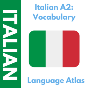 Italian A2 Vocabulary Anki Deck