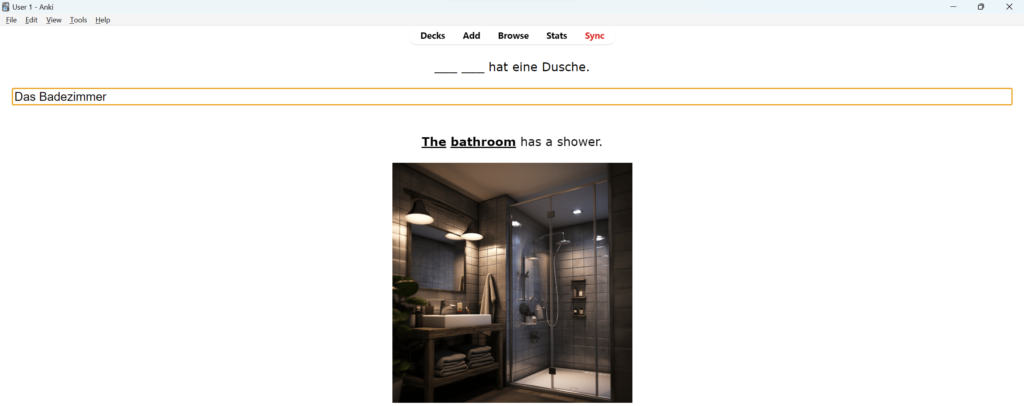 German Card Type 2 Front